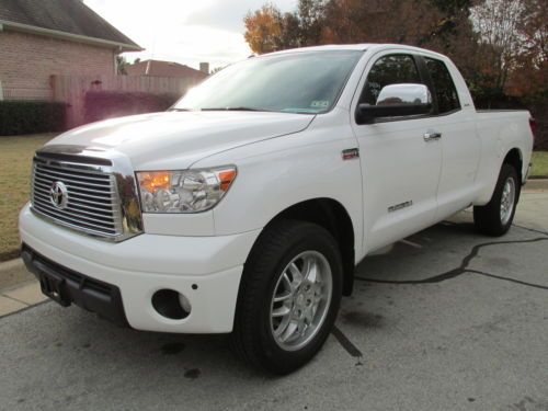 10 tundra 4x4 limited double cab leather 5.7l v8