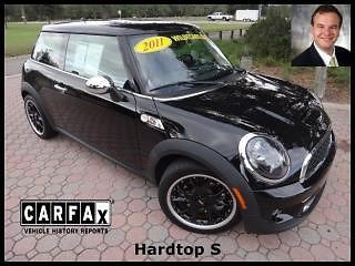 2011 mini cooper hardtop 2dr cpe s satellite radio alloy wheels