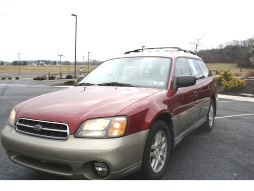 2002 subaru outback 5 speed manual 4-door wagon no reserve non smoker a/c cd