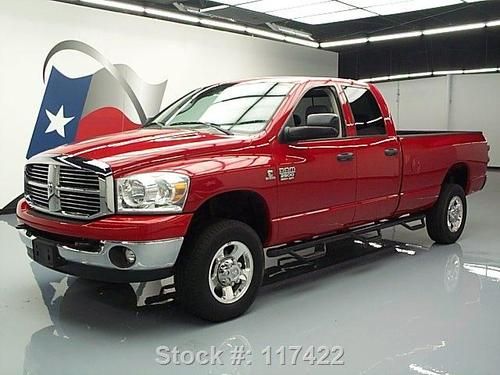 2008 ram 2500 turbo diesel quad 4x4 6-spd lone star 66k texas direct auto