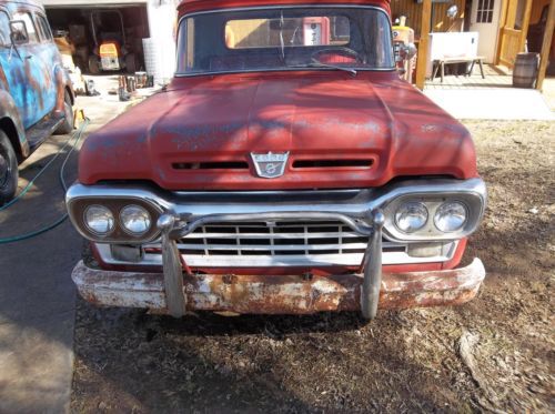 1960 ford f100 custom cab truck swb stepside