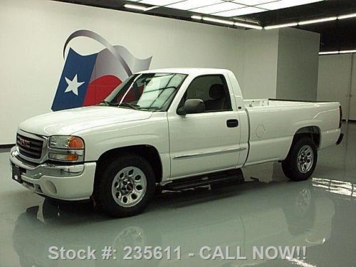 2006 gmc sierra regular cab v8 long bed automatic 43k texas direct auto