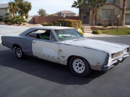 1969 dodge coronet, big block- 383, sure grip, p/s, a/c, rust free project!!