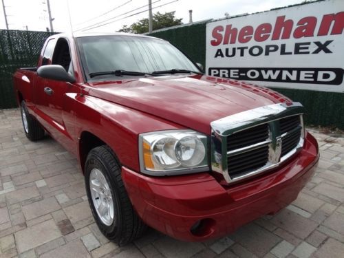 2006 dodge dakota slt 1 owner fla driven club cab pwr pkg a/c more! automatic 4-