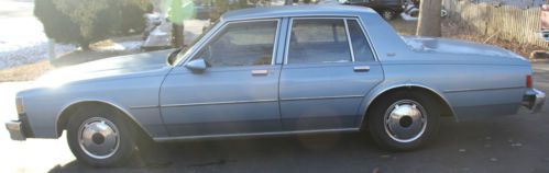 1988 chevrolet caprice 4 door sky blue