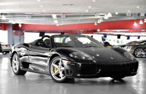 Black on black spider f1 convertible 3.6l