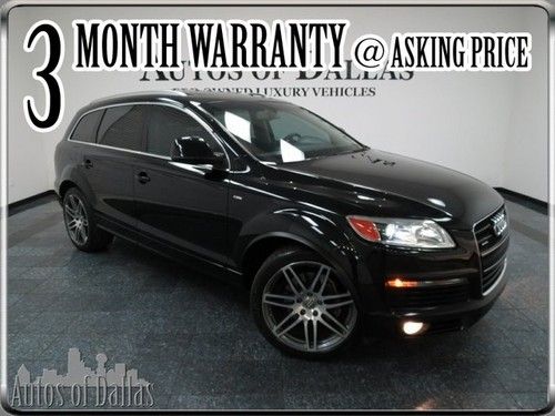 Navigation, bose, s-line, heat seats, r. camera, pano roof, keyless go, 3rd row!