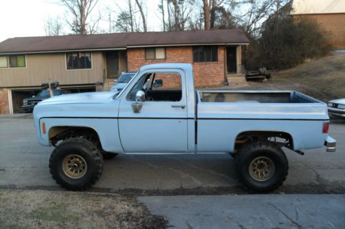 1977  chevrolet 4x4   swb   with 4&#034; lift on 36&#034; tires
