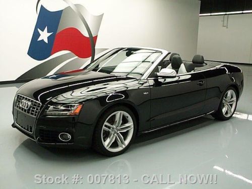 2011 audi s5 quattro prestige convertible awd nav 28k texas direct auto