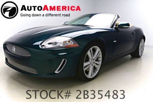 8k low miles 2010  jaguar xk convertible nav heated leather softop