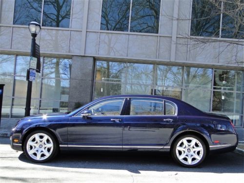 Carfax certified 1 owner 2007 bentley flying spur mulliner rear executive pkg