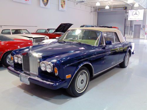 Rolls royce corniche ii convertible