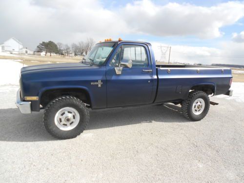 1987 chevy silverado v30 k30 1 ton 4x4 454 tbi