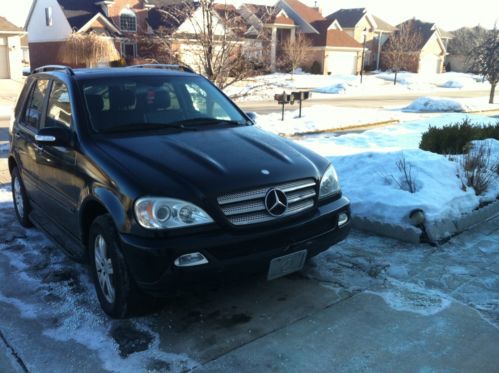 2005 mercedes-benz ml500 special edition sport utility 4-door 5.0l, black/black