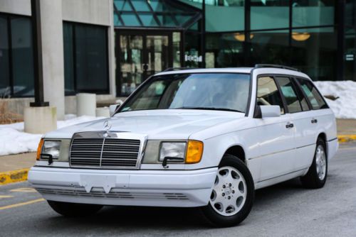 1992 mercedes benz 300te 300 te wagon 3rd row l6 rare loaded serviced carfax