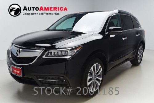 8k one 1 owner low miles 2014 acura mdx tech pkg nav htd leather sunroof keyless