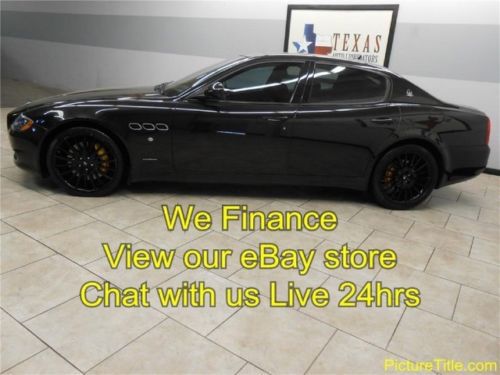 11 maserati quattroporte gts gps navi heated seats suede we finance texas