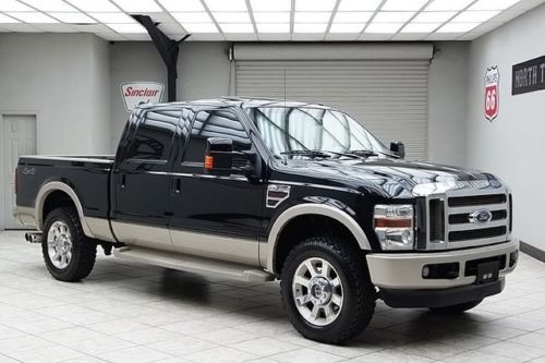 2008 ford f250 diesel 4x4 king ranch navigation sunroof heated leather texas
