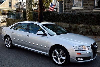 2008 audi a8 quattro all wheel drive premium navigation leather moonroof alloys