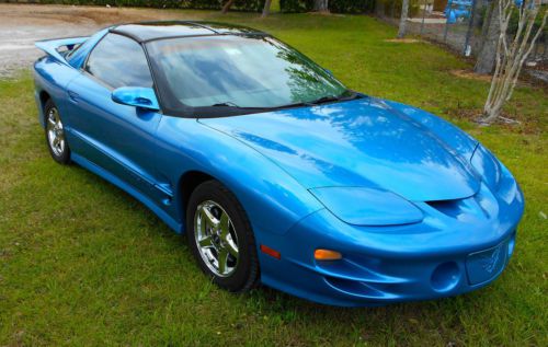 1999 pontiac firebird trans am, 1 of 157 rare medium blue, no reserve