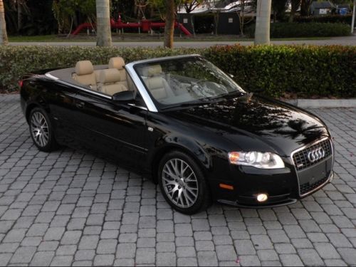 09 a4 2.0t quattro fort myers florida automatic convertible heated seats s line