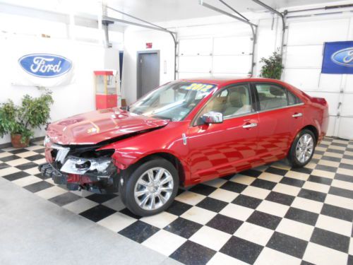 2012 lincoln mkz awd navigation  63k no reserve damaged salvage rebuildable