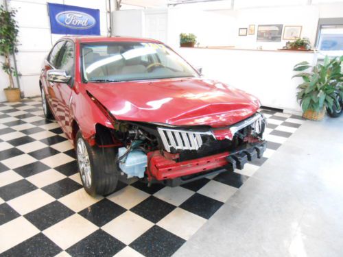 2012 Lincoln MKZ AWD Navigation 63K NO RESERVE Damaged Salvage Rebuildable, image 12