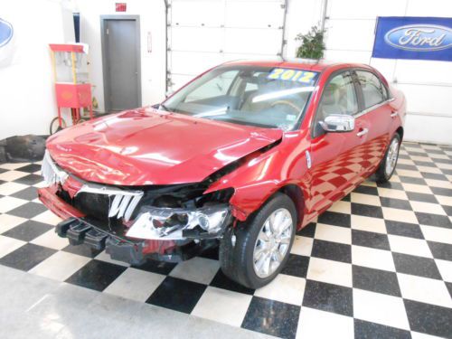 2012 Lincoln MKZ AWD Navigation 63K NO RESERVE Damaged Salvage Rebuildable, image 14