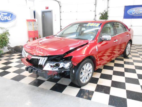 2012 Lincoln MKZ AWD Navigation 63K NO RESERVE Damaged Salvage Rebuildable, image 15