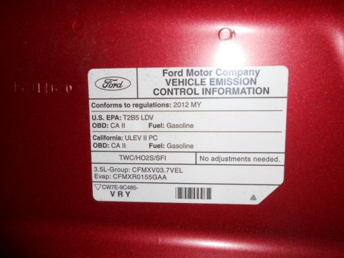 2012 Lincoln MKZ AWD Navigation 63K NO RESERVE Damaged Salvage Rebuildable, image 40