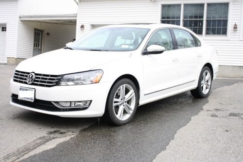 Vw passat tdi se diesel 2012 white/leather