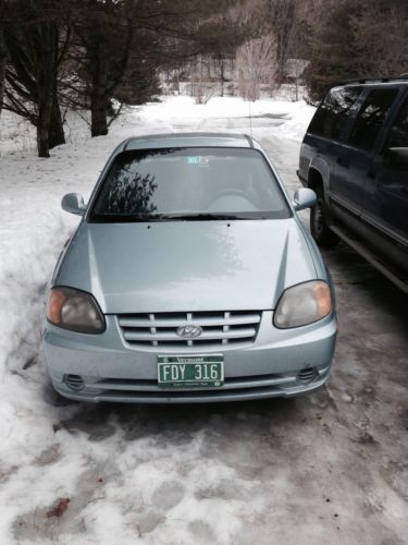 2004 hyundai accent base hatchback 3-door 1.6l needs motor timing belt went