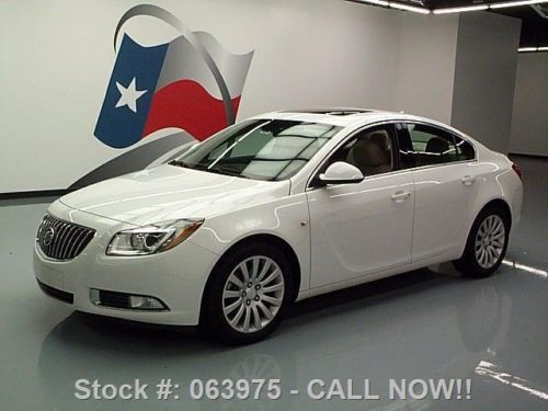 2011 buick regal cxl turbo sunroof nav htd leather 20k texas direct auto