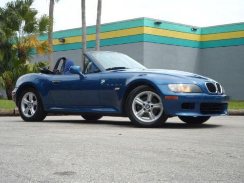 2.3l roadster automatic blue/blue power top clean title