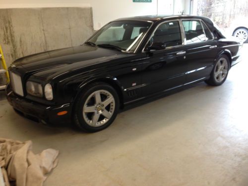 2004 bentley arnage t-24 10090 mi. blk/blk 1 0f 24  serviced 6/13 by bentley