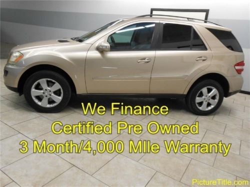 06 ml500 awd sunroof heat seat certified cpo warranty we finance texas