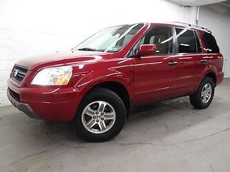 2005 honda pilot ex-l w/ res leather heated seats sunroof tv/dvd we finance!