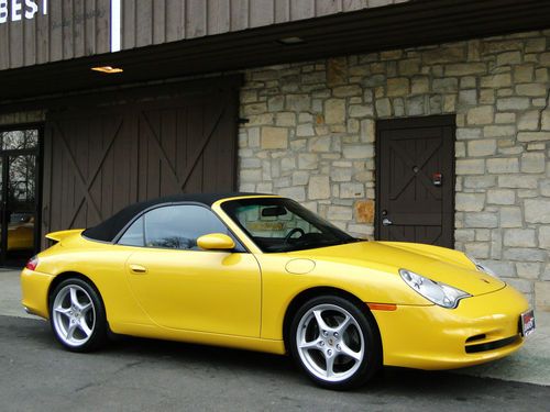 Stunning speed yellow, exclusive options, carbon fiber, 6 speed manual, 996 911