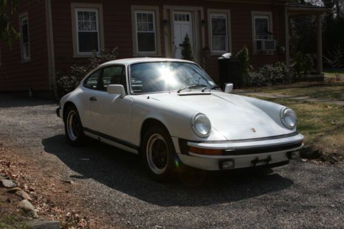 1979 porsche 911 sc grand prix white/black - one owner - excellent condition