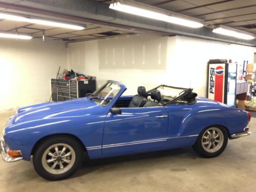 Volkswagen karmann ghia convertible manual no reserve