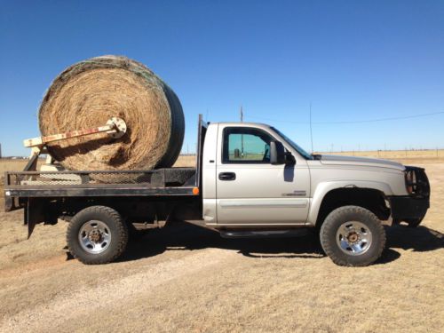 2006 chevy silverado 2500hd hay mover automatic diesel~besler~flatbed~ranchers