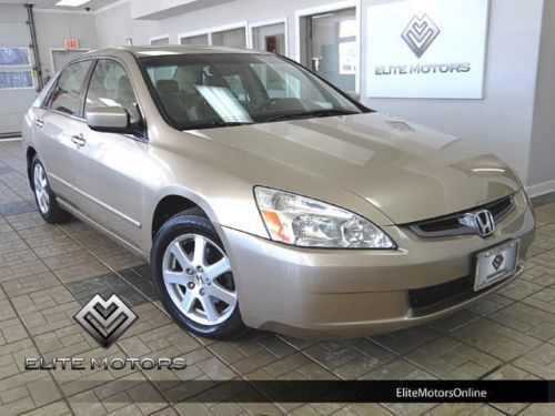 05 honda accord exl v6 leather heated seats moonroof 1-owner