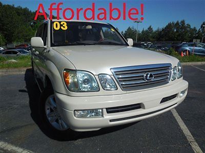 Lexus lx 470 4 dr suv automatic gasoline 4.7l v8 sfi   32v sand dollar