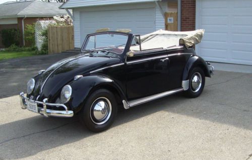 1960 volkswagon type-1 beetle convertible