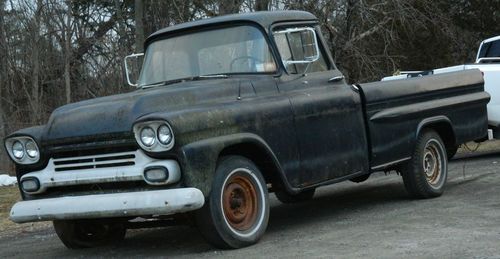 1959 chevrolet apache truck fleetside  "barn fresh"