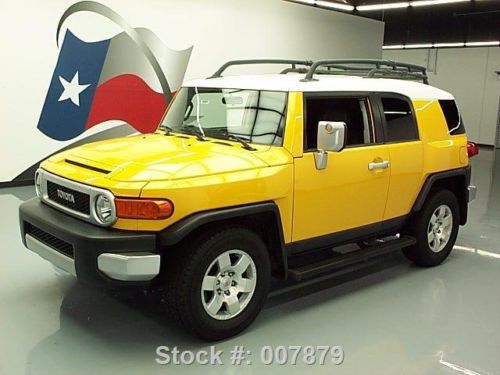 2007 toyota fj cruiser auto roof rack alloy wheels 74k texas direct auto