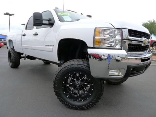 2008 chevrolet 3500 hd silverado lt crew cab diesel used lifted truck~nice!!