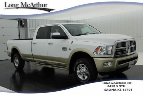 12 laramie longhorn turbo 6.7 i6 4x4 crew cab long bed navigation remote start