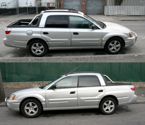 2003 SUBARU BAJA Silver w/ Grey Interior 56K miles 4 Door 4 cylinder, image 2