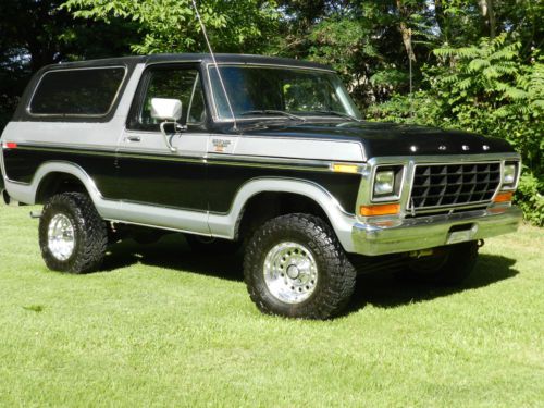 1978 ford bronco ranger xlt 4x4 f150 original rare collector air\cc\tilt 50+pics